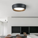 plafonnier led moderne réglable en fer et bois minimaliste italien