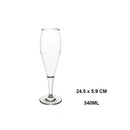 Verres à vin sans pied incassables elegants reutilisables