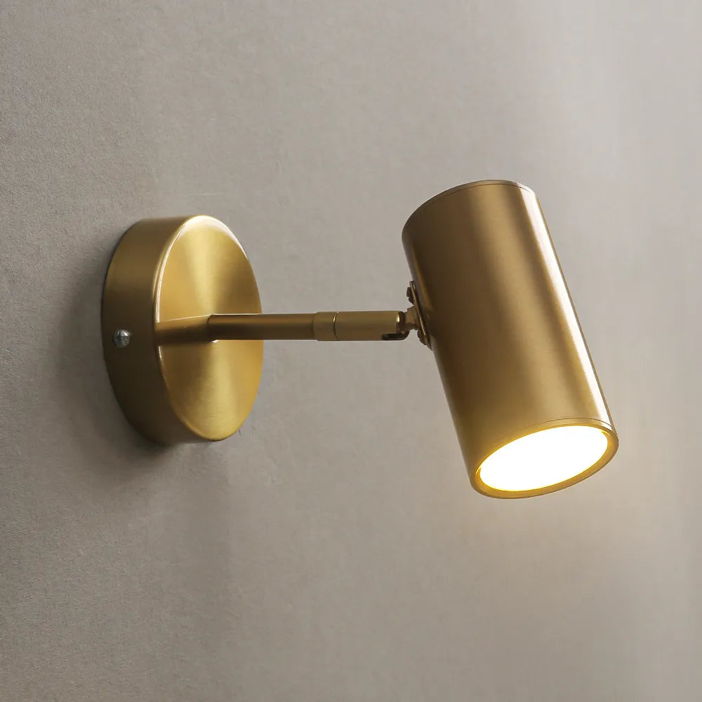 Applique murale led nordique or noir - vue 3 sur 8