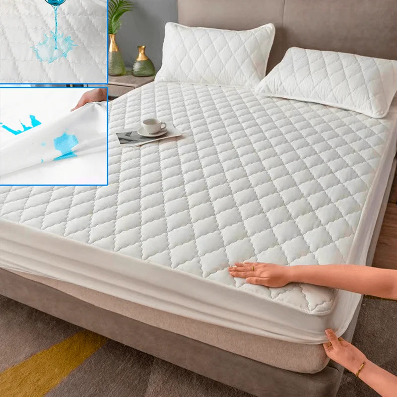 housse de matelas imperméable pour lit simple ou double