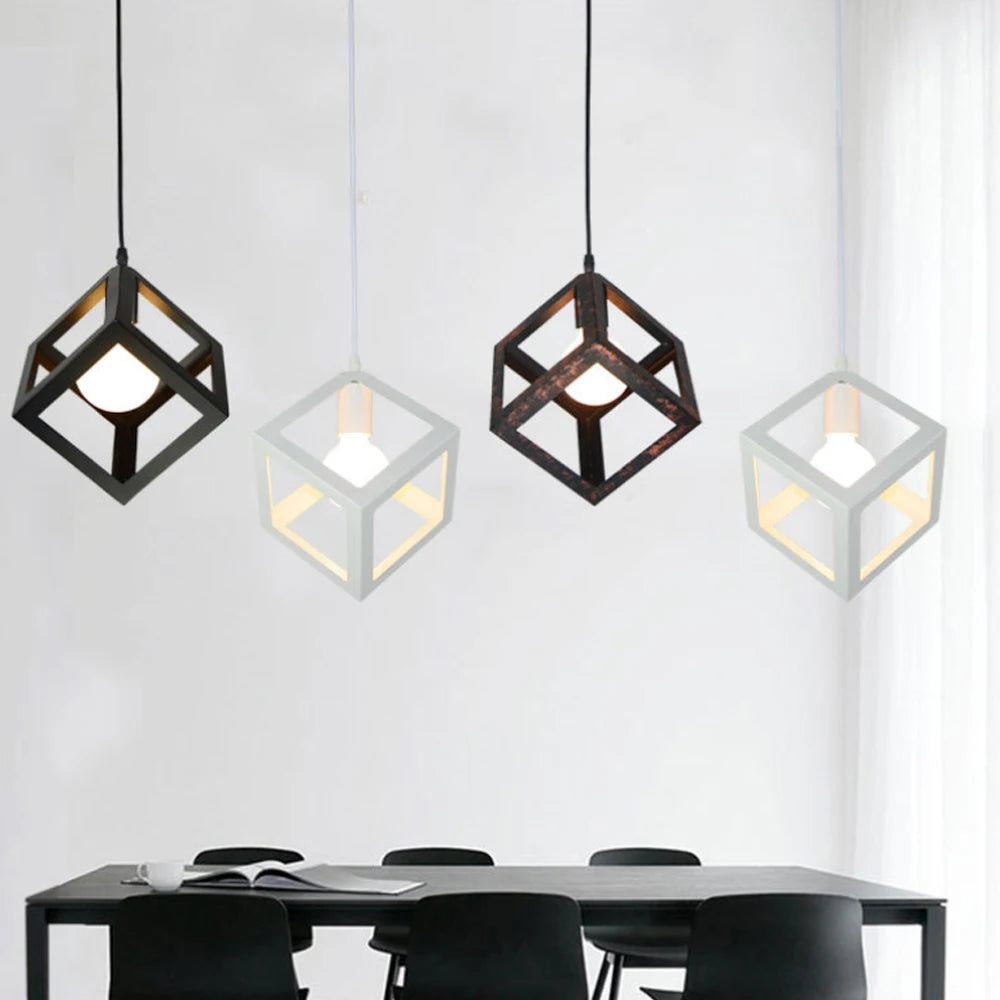 lampe suspendue industrielle rétro en fer pour intérieur - vue 7 sur 22