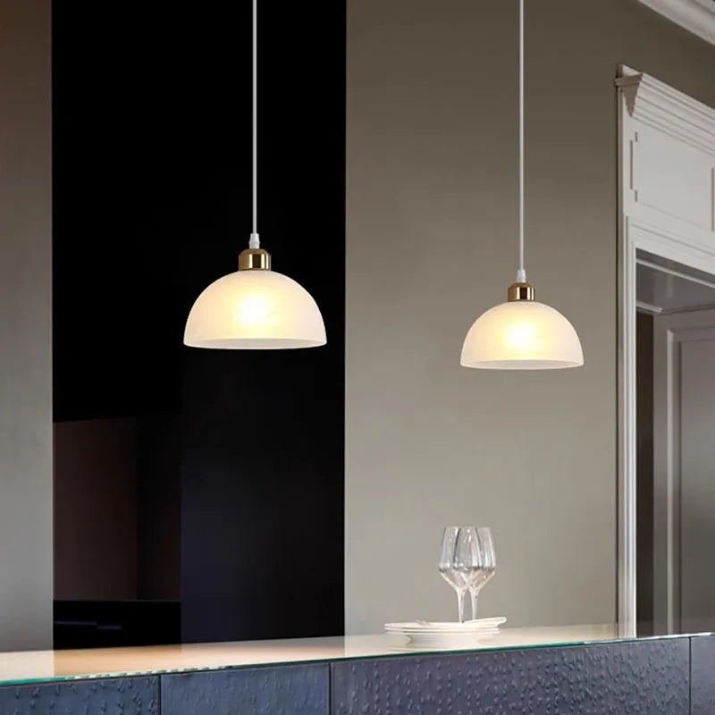 suspension en verre nordique pour décoration intérieure moderne - vue 2 sur 21