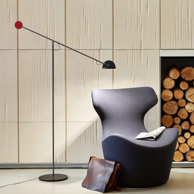 lampadaire led design nordique pour salon hôtel chambre - vue 4 sur 6