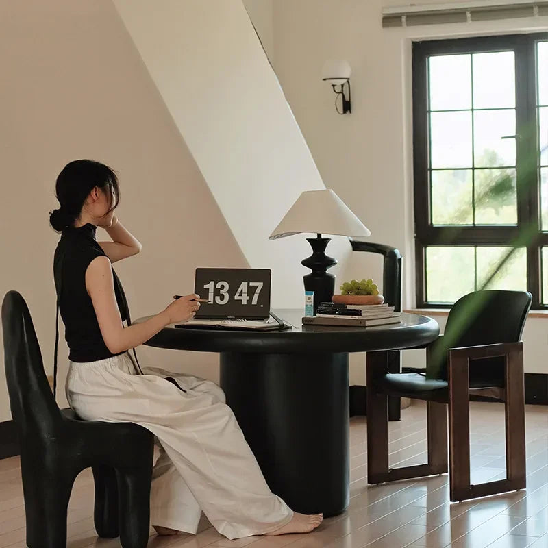 lampes de table modernes en bois et tissu pour décoration intérieure - vue 5 sur 15