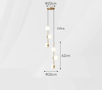 lustre fantaisie éclairage intérieur lampes suspendues luminaire salon