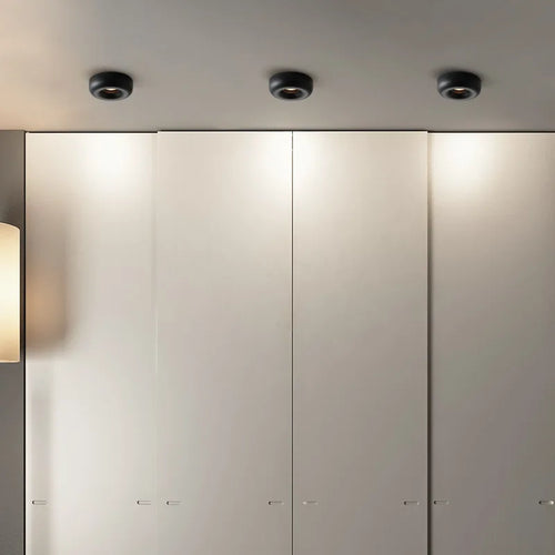 plafonnier led intégré design pour éclairage moderne discret - vue 2 sur 9