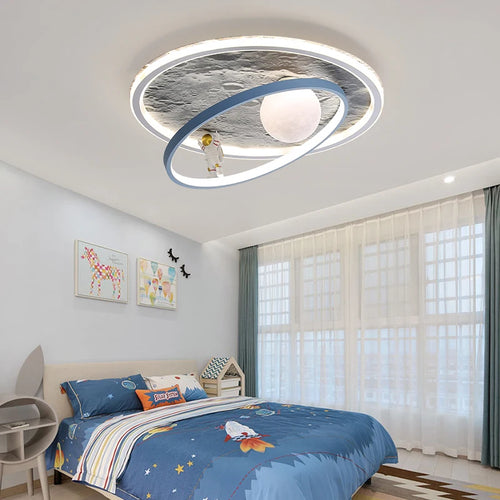 Runde LED-Deckenleuchte für moderne Innenbeleuchtung - vue 4 sur 12