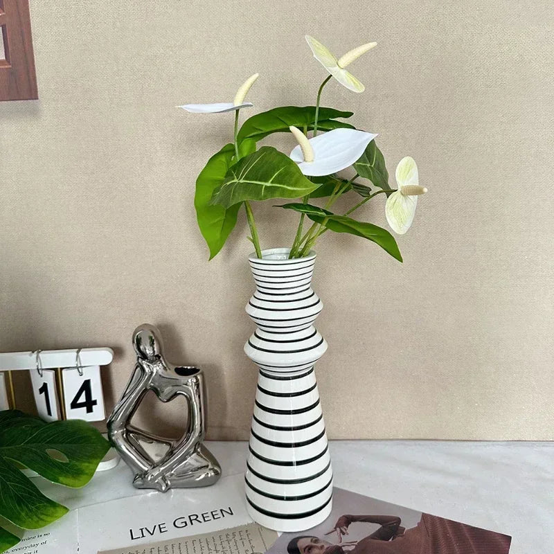 fleurs artificielles anthurium pour décoration de fête et vacances - vue 2 sur 16