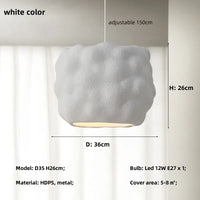 Nordique Wabi Sabi suspension lumières chevet suspendu Restaurant minimalisme Droplight Bar salle à manger suspendre décor à la maison luminaires