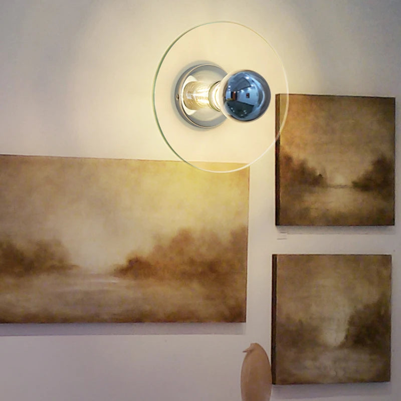 lustre en verre ovni rétro minimaliste pour café et restaurant - vue 4 sur 8