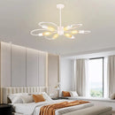 lustre moderne à leds pour salon nordique suspension