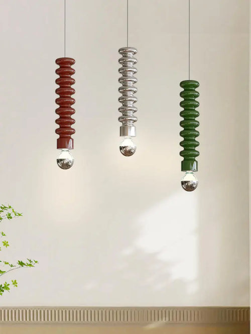 Minimalistische skandinavische Pendelleuchte - vue 3 sur 8