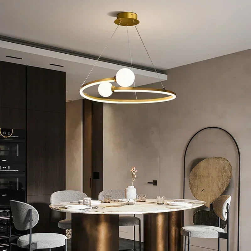 Lustre design LED salon suspension fer Restaurant lampe suspendue décoration de la maison étude grenier Garage cuisine - vue 4 sur 9