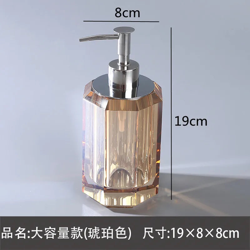 ensemble de produits de toilette en cristal et verre - vue 16 sur 18