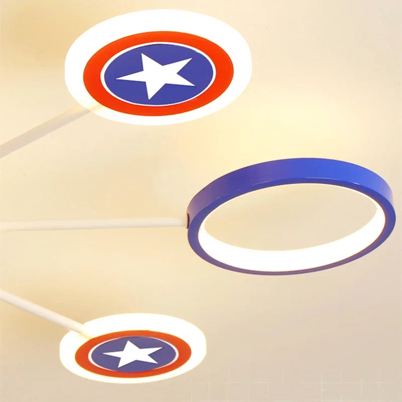 plafonnier led décoratif pour intérieur moderne et élégant - vue 7 sur 8