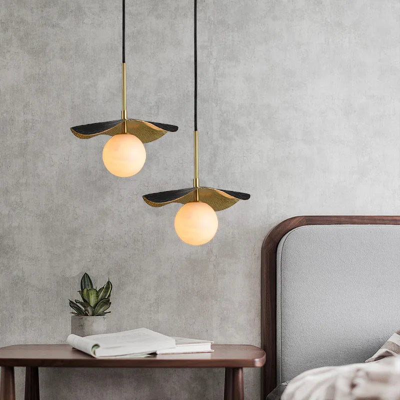 Cloud stone bedside pendant lamp, modern new Chinese style creative designer, bar and restaurant lamp, minimalist - vue 3 sur 6