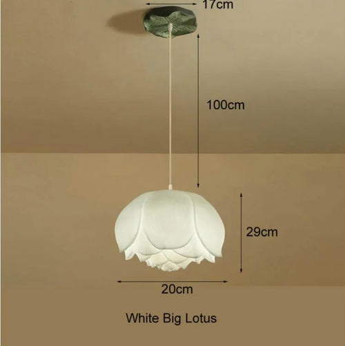 Retro-Pendelleuchte Lotusblume LED - vue 13 sur 22