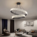 lustre moderne led à intensité variable minimalisme luminaria
