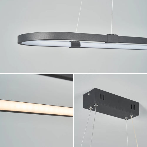 Moderne LED-Pendelleuchte für stilvolle Beleuchtung und Dekoration - vue 4 sur 7