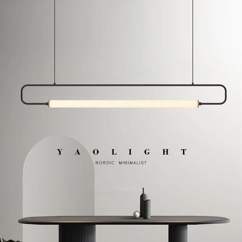 suspension nordique simple moderne en fer pour restaurant de luxe - vue 3 sur 9