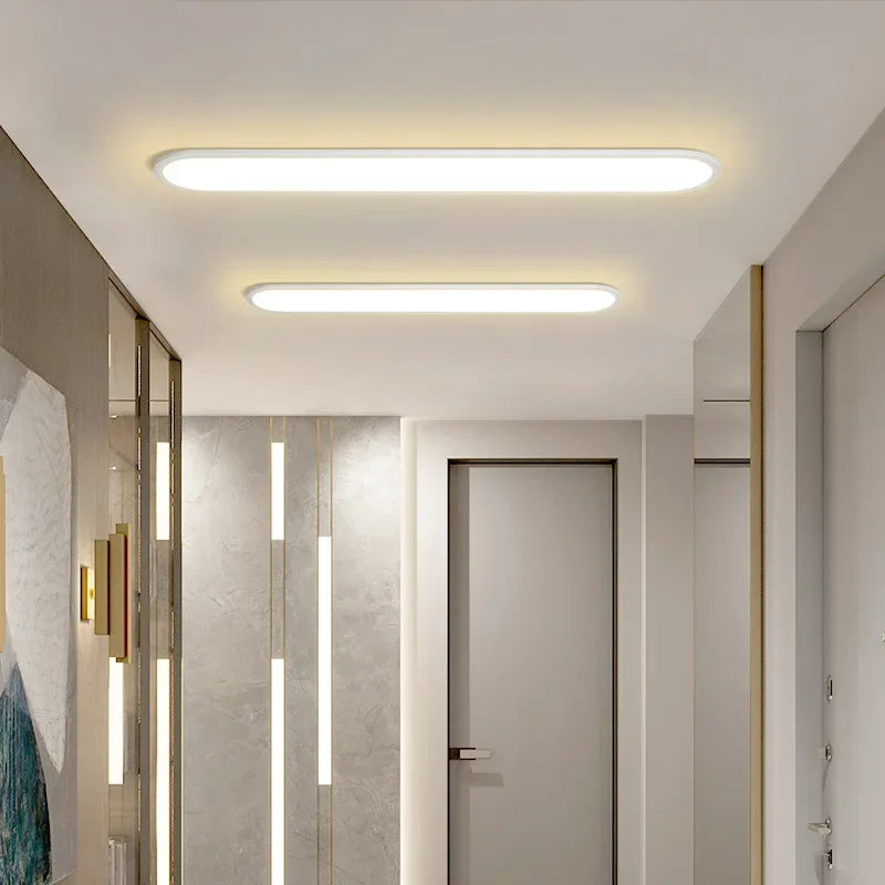 plafonnier led ultra fin moderne pour intérieur élégant et contemporain - vue 4 sur 15