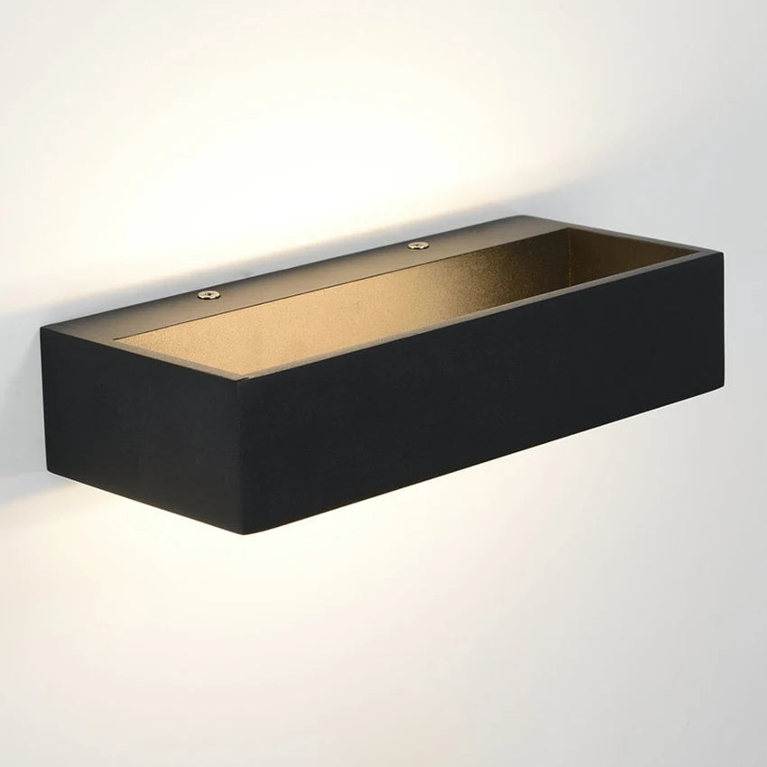 applique murale led en aluminium direction haut et bas bl33 - vue 2 sur 6