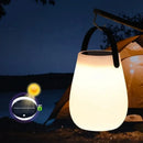lampe de camping solaire rechargeable avec poignée en silicone