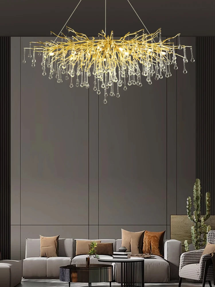 Pendant Lamp Chandelier,Pendant Lighting Fixtures,Pendant Lamp Chandelier,Tree-shaped Crystal Chandelier,Led Lighting Lamp, - vue 4 sur 10