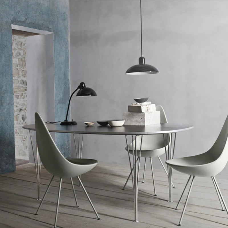 Moderner minimalistischer Kronleuchter Kaiser im industriellen Stil mit LED - vue 3 sur 9