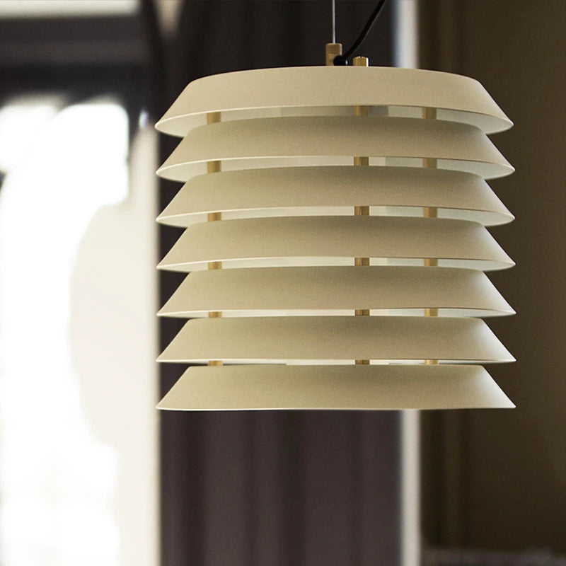 suspension danoise créative en fer pour éclairage décoratif - vue 3 sur 7