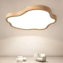 LED-Deckenleuchte nordisch Holz Wolkenform moderne dekorative Beleuchtung