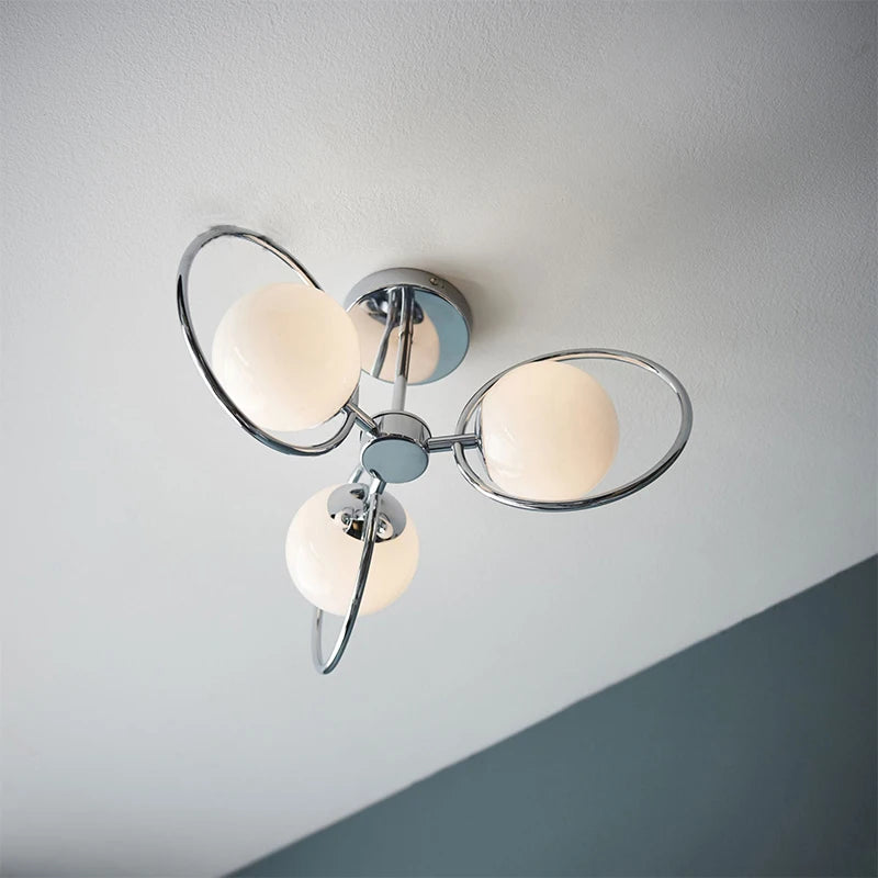 Moderner Glas-Kronleuchter für ein elegantes Design-Interieur - vue 4 sur 9