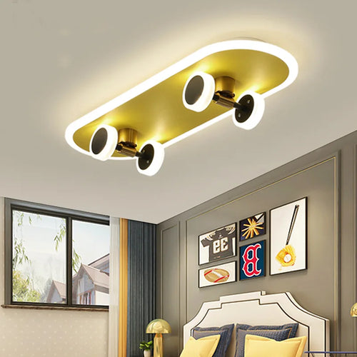 Deckenleuchte Scooter Boy Dekorative Lampe für Kinderzimmer - vue 3 sur 8