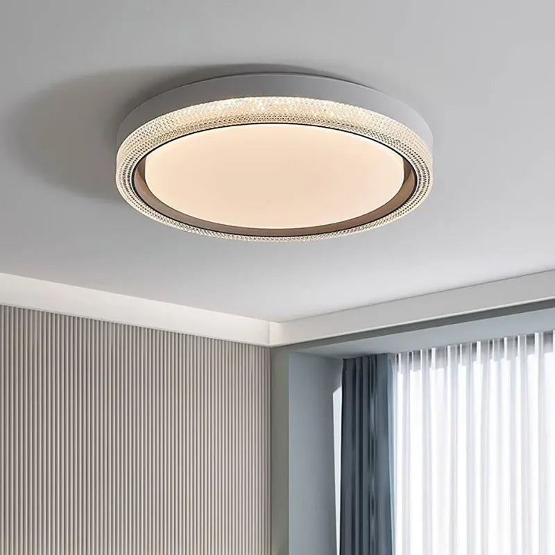 Plafonnier rond moderne à leds pour intérieur décoratif maison - vue 4 sur 7