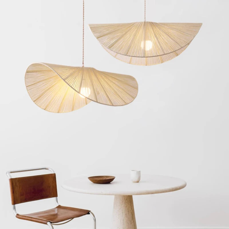 Lustre wabisabi japonaise faite à la main décorative - vue 5 sur 10