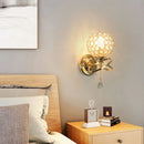 applique moderne en cristal pour salon et chambre