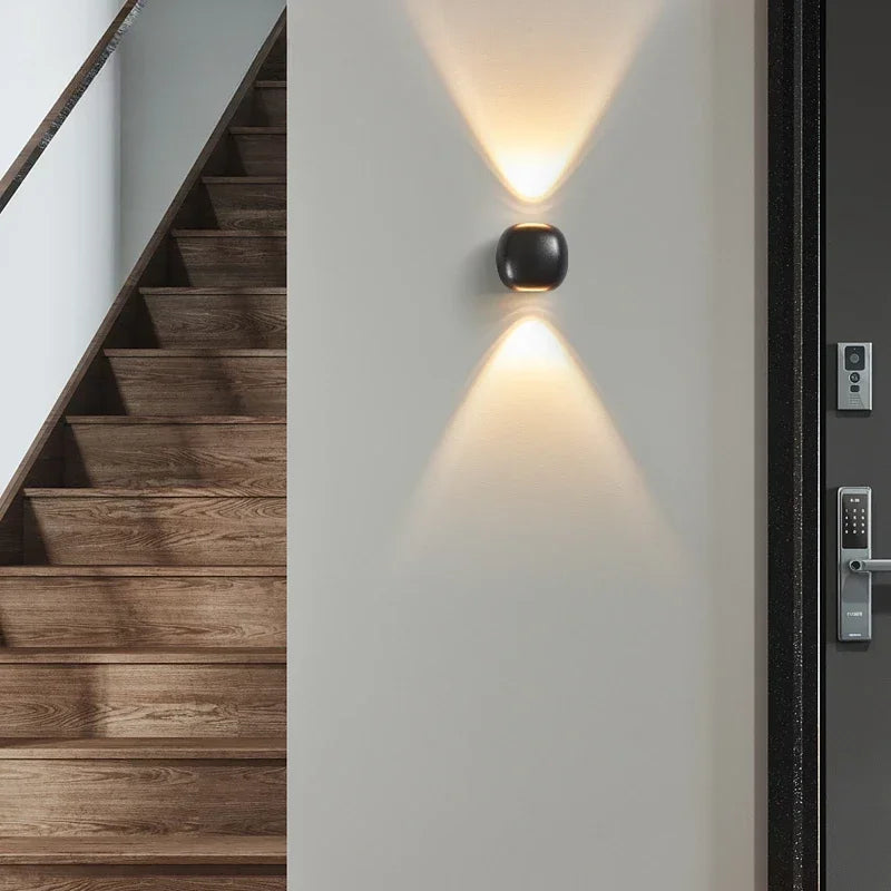 Moderne dimmbare wasserdichte Wandleuchte - vue 5 sur 8