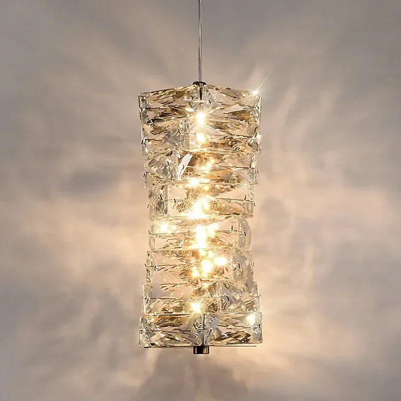 Applique murale en cristal carrée Simple et moderne - vue 6 sur 10