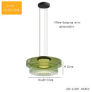 suspension design en verre série levels pour décoration moderne