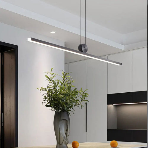 Minimalistischer LED-Kronleuchter für moderne Wohnraumdekoration - vue 6 sur 14