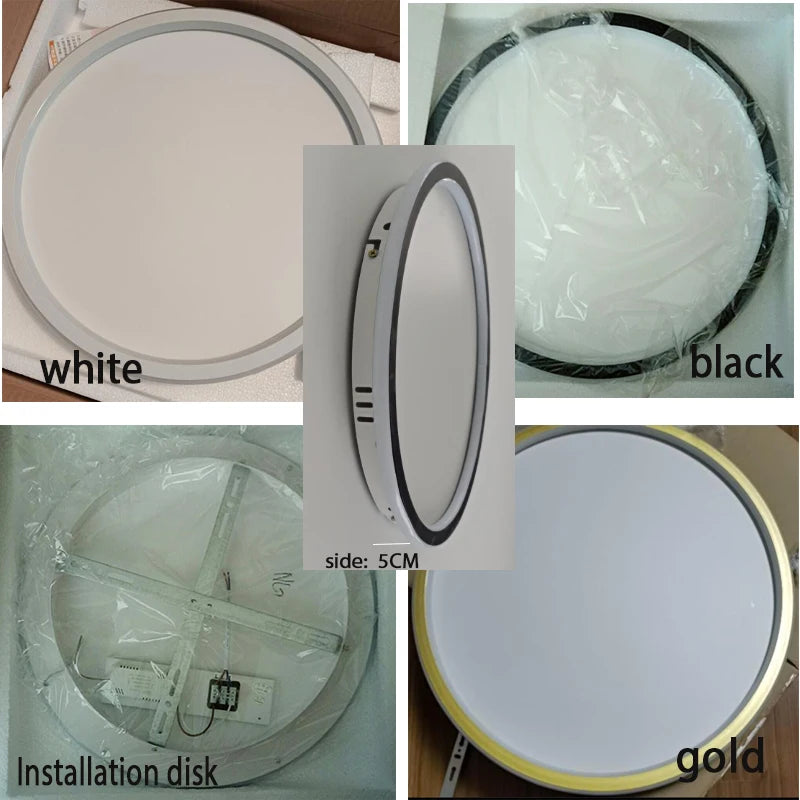 Plafonnier à forme moderne LED - vue 4 sur 22