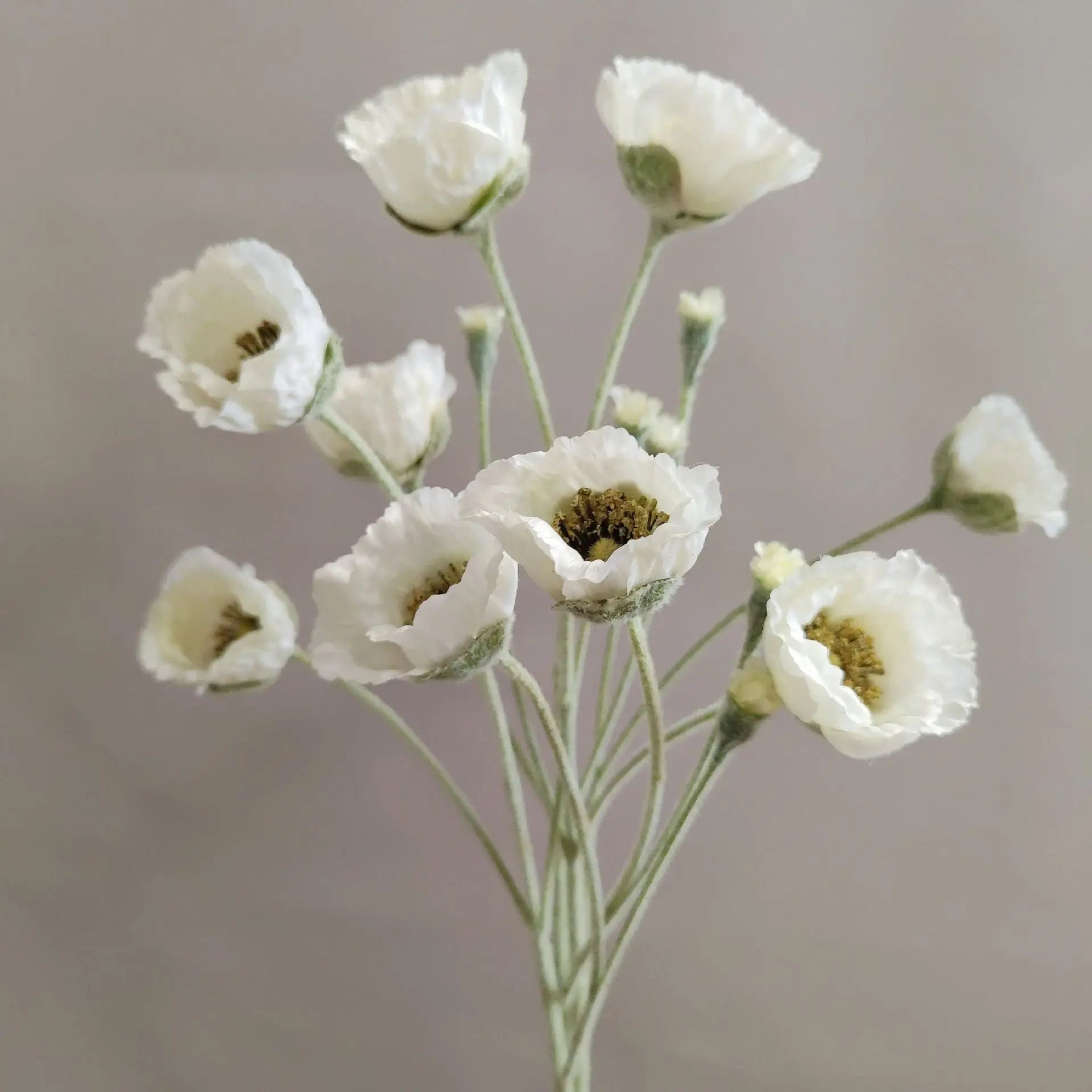 Fleurs artificielles de pavot pour décoration mariage jardin et DIY