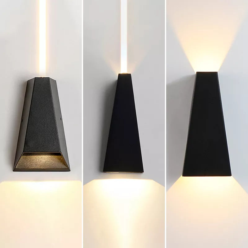 applique murale LED IP65 étanche extérieure en aluminium - vue 3 sur 12
