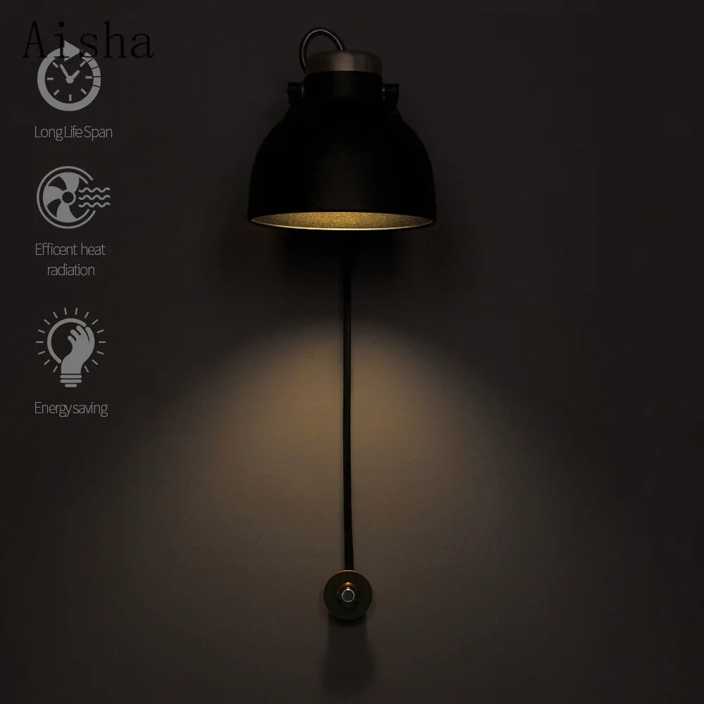 applique murale led minimaliste avec gradation infinie - vue 5 sur 8
