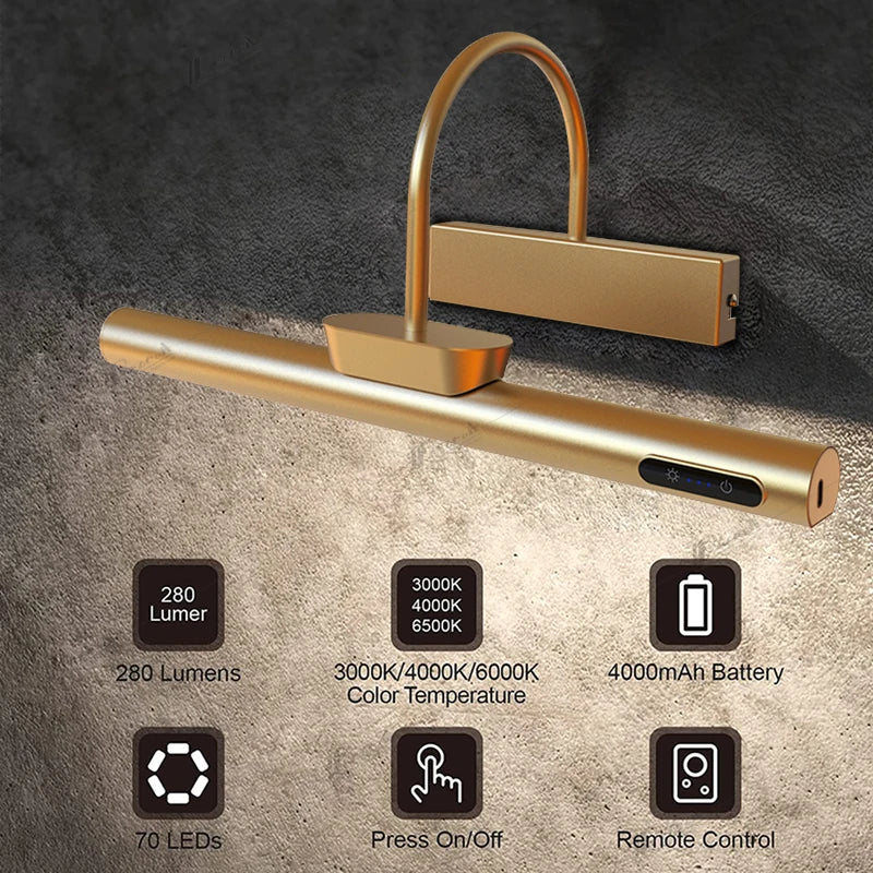 applique murale led usb design moderne décoratif lumineux - vue 6 sur 6