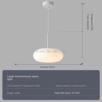 lustre nordique simple led suspendu pour éclairage décoratif