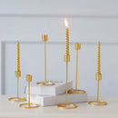 bougeoir en métal créatif pour décoration romantique de mariage