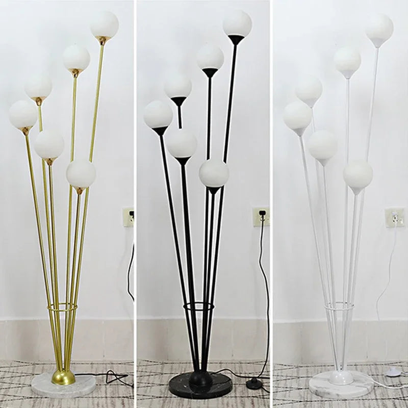 Lampadaire Led trapézoïdal minimaliste moderne - vue 6 sur 8