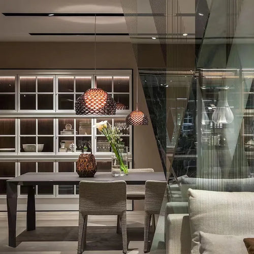 Italienische Designer-Pendelleuchte für modernes Interieur - vue 5 sur 8