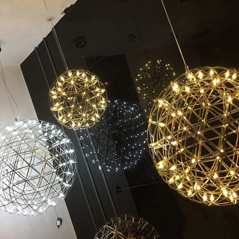 boule d'étincelle led pour décoration de fête restaurant - vue 6 sur 6